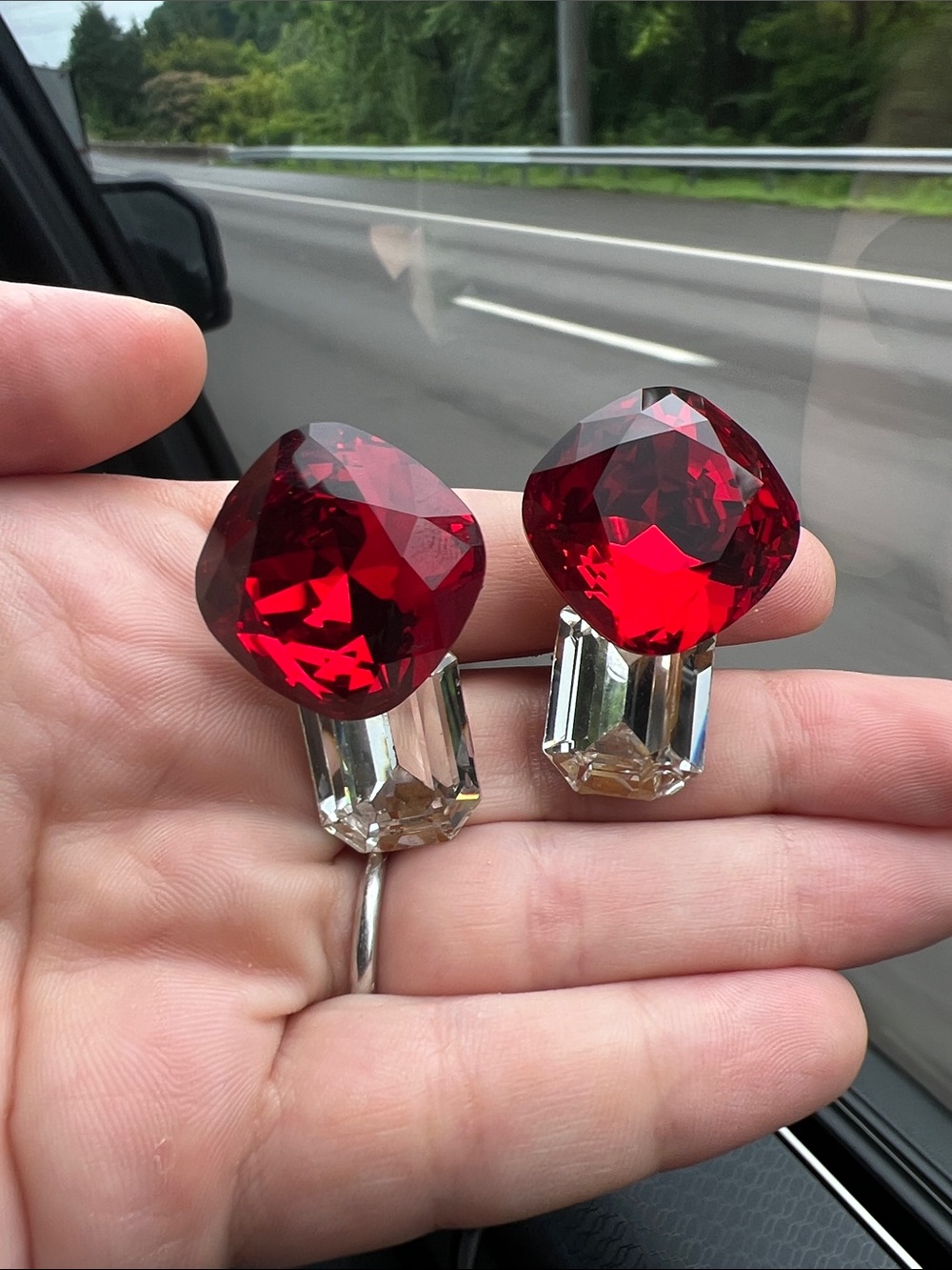 Vintage 1980s Wendy Gell earrings